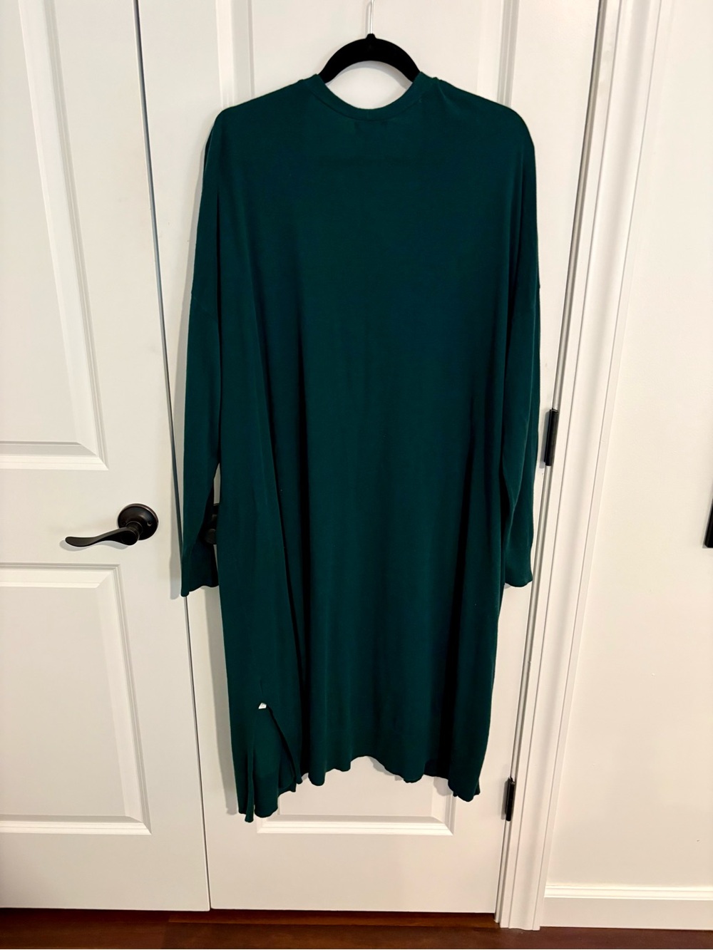 Old Navy Forest Green Open Front Long Cardigan - Picture 2 of 5